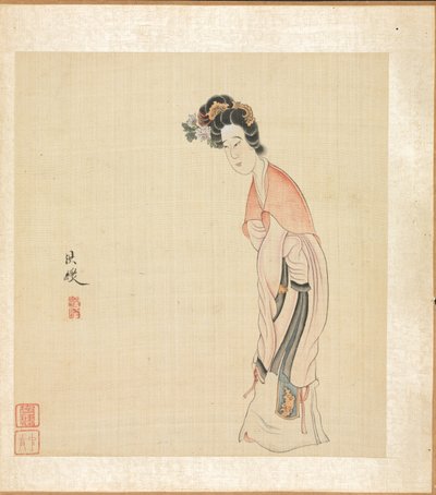 Eine Dame von Chen Hongshou