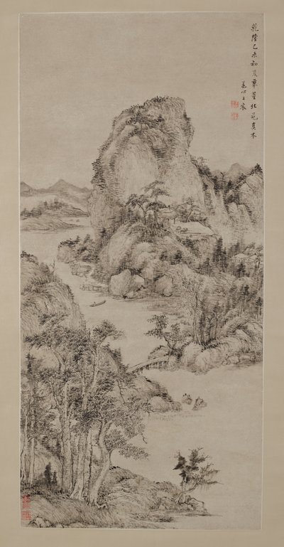 Landschaft nach Dong Yuan von Chen Wang