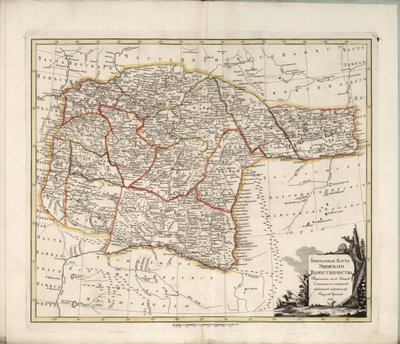 Allgemeine Karte des Gouvernements Ufa, 1791 von Chernoi
