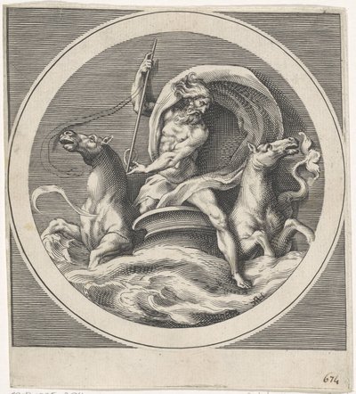 Neptun, Götter und Göttinnen (Kopien) (Serientitel) von Cherubino Alberti (possibly)
