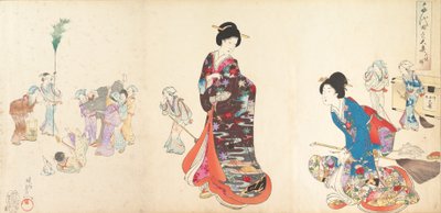 Chiyoda-Schloss-Album der Frauen, 1895 von Chikanobu Yoshu