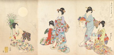 Chiyoda-Schloss-Album der Frauen, 1895 von Chikanobu Yoshu