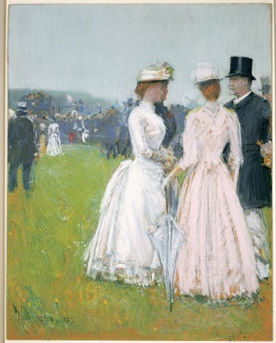 Beim Grand Prix de Paris von Childe Frederick Hassam