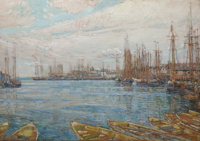 Hafen der tausend Masten von Childe Frederick Hassam