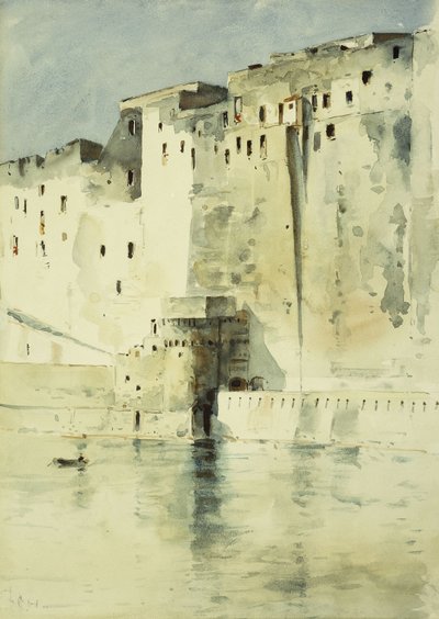 Alte Festung Neapel von Childe Frederick Hassam