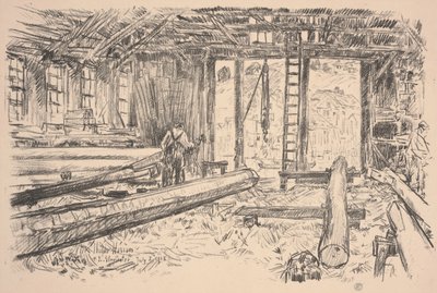 Spar-Laden, Gloucester von Childe Frederick Hassam