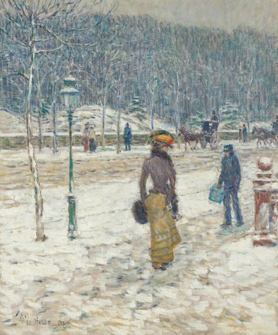 New Yorker Straße von Childe Hassam