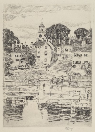 Der Kirchturm, Portsmouth von Childe Hassam