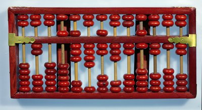 Abakus mit den Zahlen 0205847326212 von Chinese School