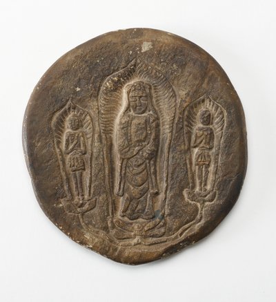 Runde Plakette, Zeit der Teilung, 500 n. Chr. von Chinese School