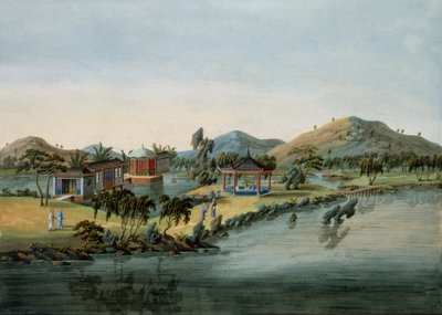 Gartenszene, ca. 1820-40 von Chinese School