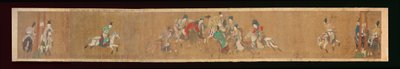 Polo spielen im Frühlingswind von Chinese School