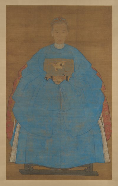 Porträt einer alten Dame von Chinese School