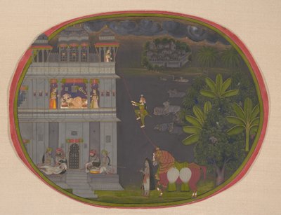 Nachtlicher Ausflug, ca. 1800-10 von Chokha