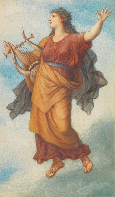 Die Muse Polyhymnia, 1892 von Christian Griepenkerl