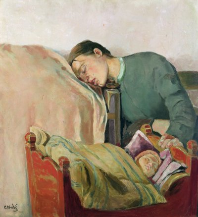 Mutter und Kind von Christian Krohg