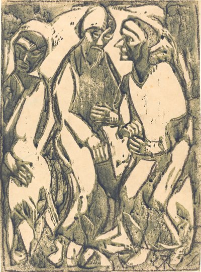 Beratung, 1913 von Christian Rohlfs