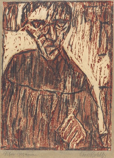 Alter Mann von Christian Rohlfs
