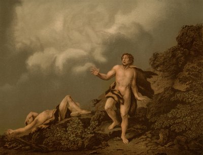 Kains Brudermord von Christian Wilhelm Ernst after Dietrich