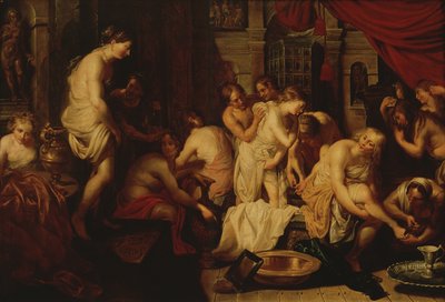 Frauen beim Baden von Christoffel Jacobsz van der Lamen