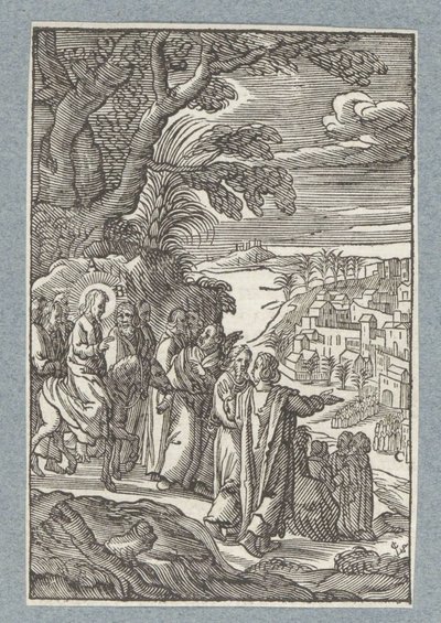 Einzug in Jerusalem von Christoffel van Sichem (II)