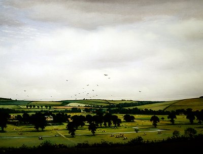 Eine englische Landschaft von Christopher Richard Wynne Nevinson