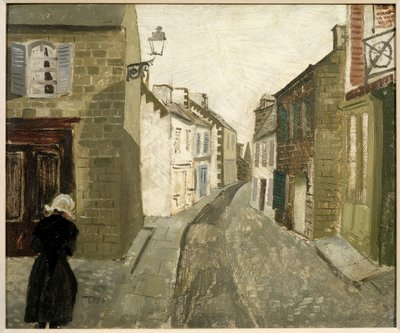 Straßenszene in Treboul, 1930 von Christopher Wood