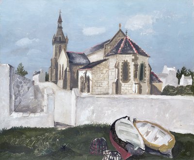 Kirche von Treboul, Bretagne von Christopher Wood