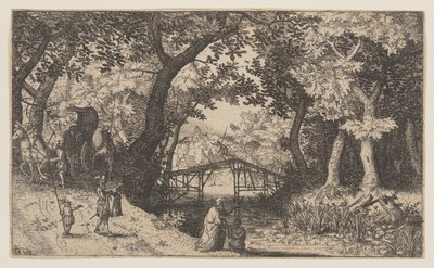 Die Taufe des Eunuchen von Claes Jansz. Visscher