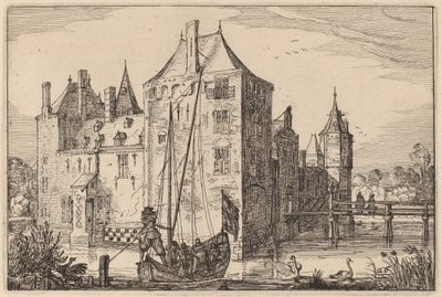 Schloss (Warmond?) von Claes Jansz Visscher after Johannes van Doetechum, the Elder after Lucas
