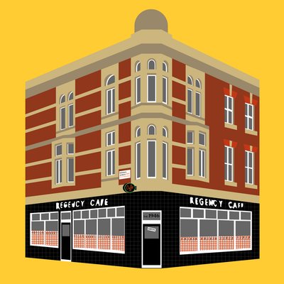 Regency Café, Westminster von Claire Huntley