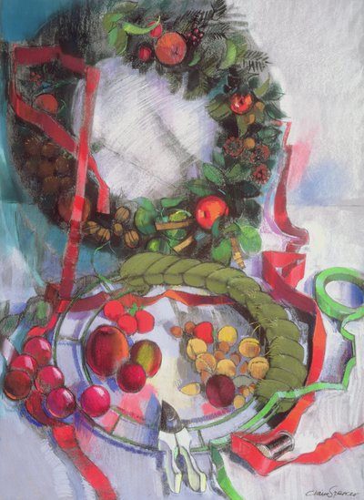 Herstellung von Weihnachtsgirlanden von Claire Spencer