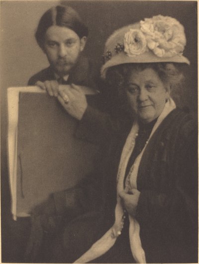 Alvin Langdon Coburn und seine Mutter von Clarence H. White