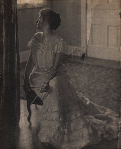 Die Pfauenfeder, ca. 1902 von Clarence H. White