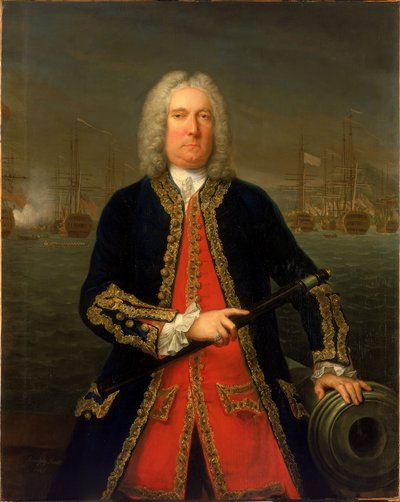 Admiral Thomas Mathews (1676-1751) von Claude Arnulphy