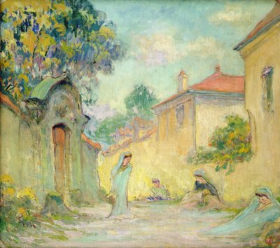 Straße in Meudon von Claude Emile Schuffenecker