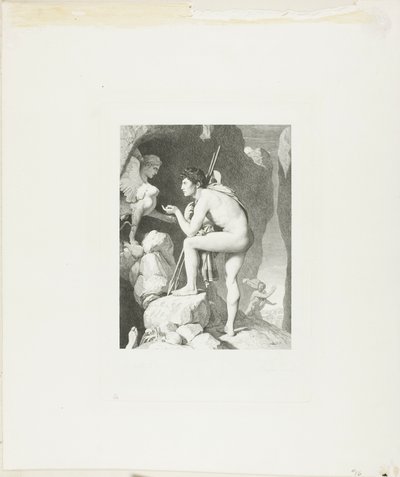 Ödipus und die Sphinx von Claude Ferdinand Gaillard