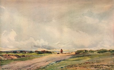 Die Straße nach Portsmouth, ca. 1910 von Claude Hayes