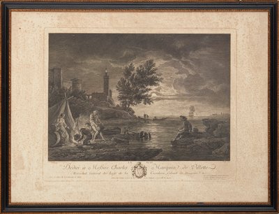 Französische Stahlstiche von Claude Joseph (after) Vernet