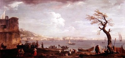 Bucht von Neapel von Süden von Claude Joseph Vernet