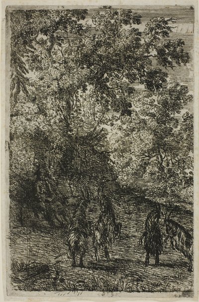 Die vier Ziegen von Claude Lorrain