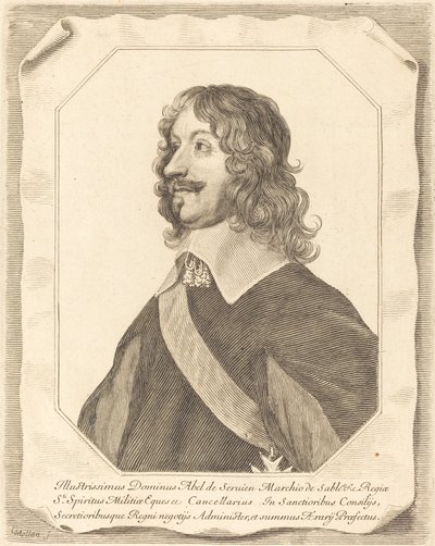 Abel Servien von Claude Mellan
