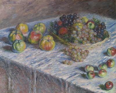 Äpfel und Trauben von Claude Monet