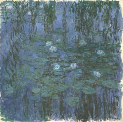 Blaue Seerosen von Claude Monet