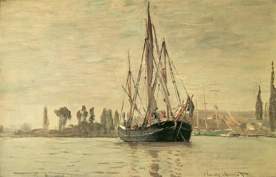 Chassemarée vor Anker (Rouen) von Claude Monet
