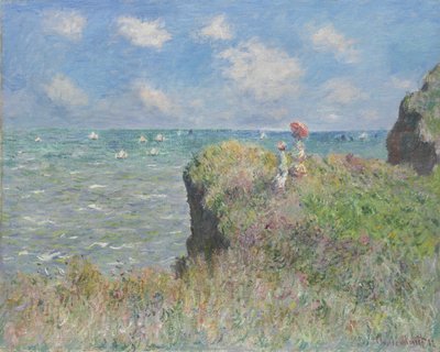 Klippenweg bei Pourville, 1882 von Claude Monet