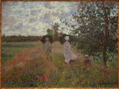 Spaziergang bei Argenteuil von Claude Monet