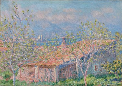 Das Gärtnerhaus in Antibes von Claude Monet