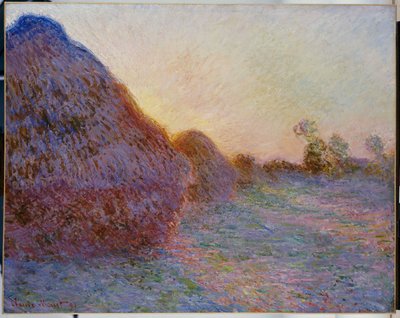 Heuhaufen von Claude Monet