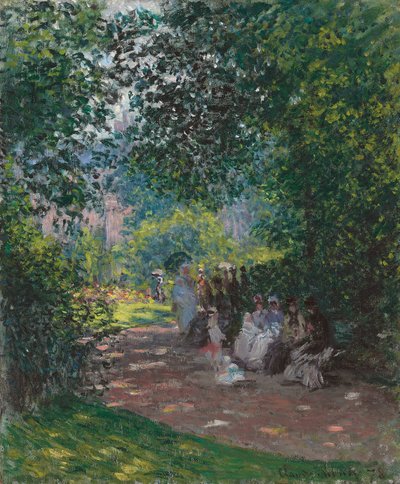 Im Monceau-Park, 1878 von Claude Monet